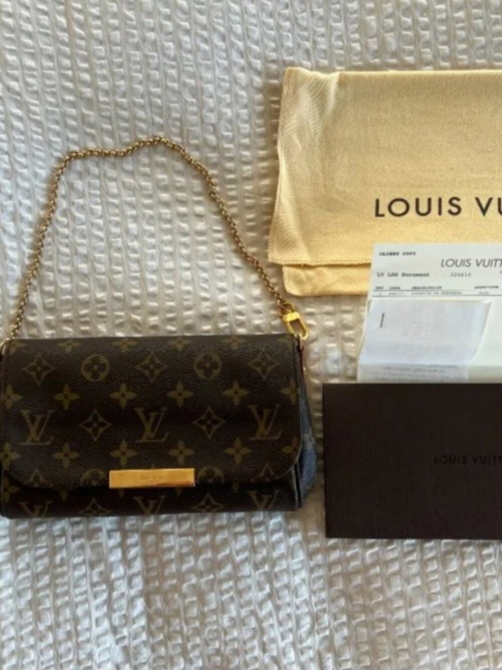 Louis Vuitton Favorite PM Monogram in Excellent Condition - FULL SET w/ receipt!